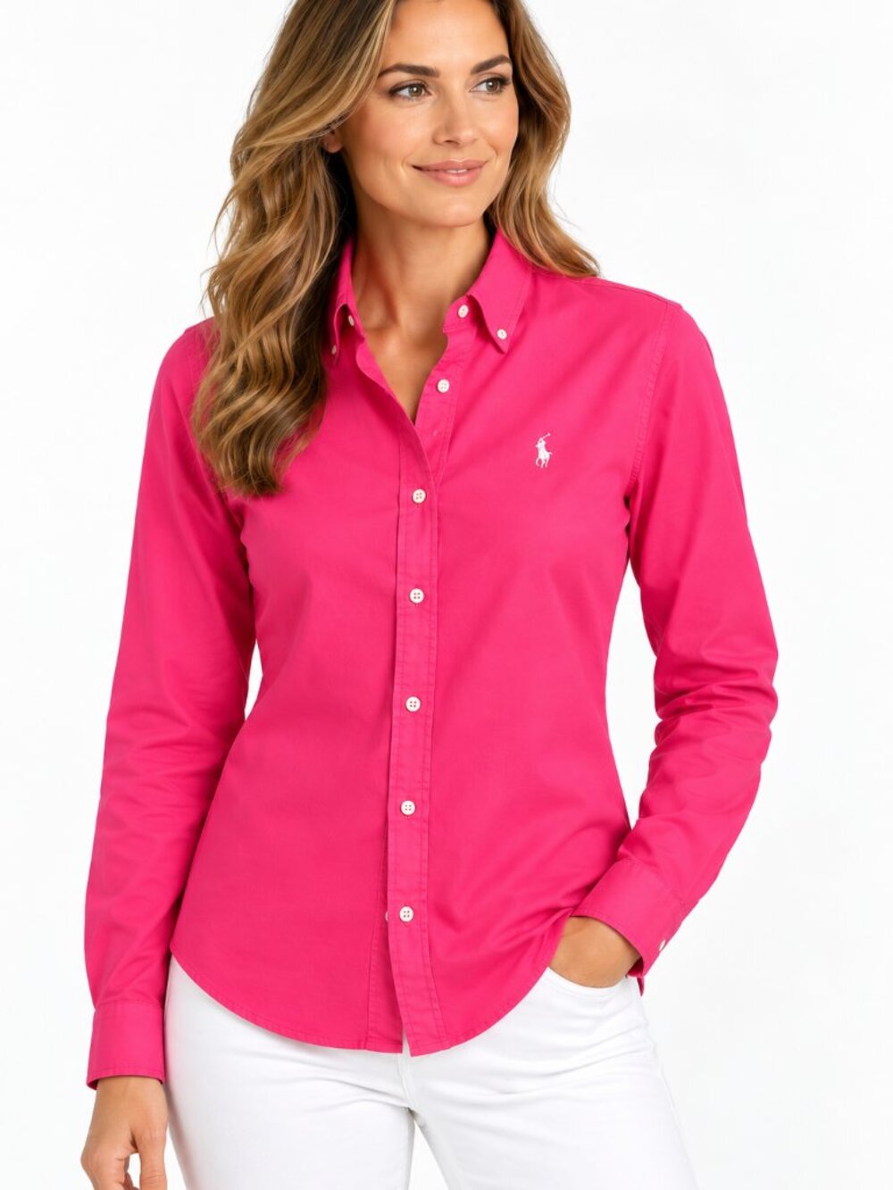 Ralph Lauren Sport Women’s Size 8 Slim Long Sleeve Button-Down Shirt